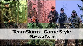 Play airsoft as a TEAM - TeamSkirm - Game Style