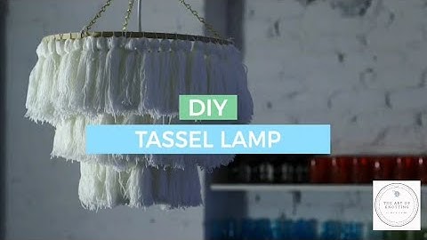 DIY Tassel Lampshade | Macrame Knots | Macrame | Theartofknotting | DIY | Priya Sharma | Sep 2020
