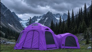 CAMPING WHERE THE CLOUDS TOUCH THE MOUNTAINS | A COLD NIGHT IN THE TENT