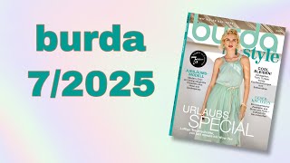 Подробный разбор выпуска Burda 7/2025
