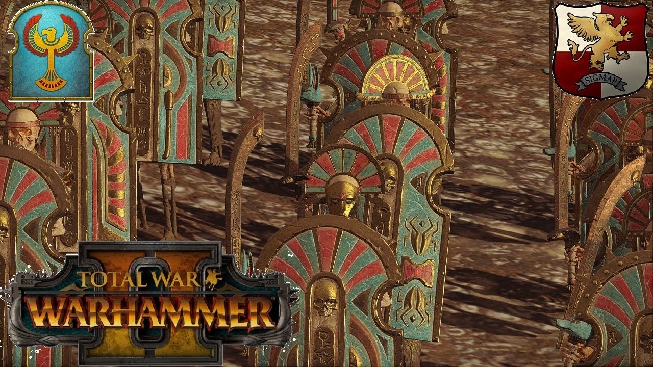 Tomb Guard! Tomb Kings vs Empire Multiplayer Battle 164 Total