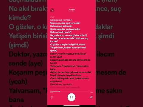 Umut Timur - Vermedin (Şarkı Sözleri) Speed Up 🎶