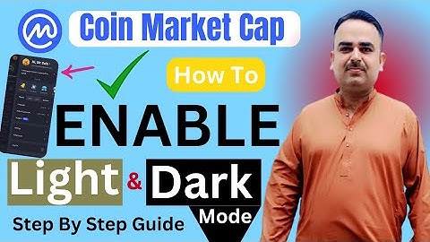 How to Enable Light and Dark Mode on CoinMarketCap | CoinMarketCap Theme Change, 