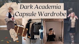 Dark Academia capsule wardrobe essentials *15 must have items for an aesthetic closet*