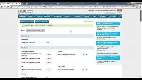 Add users and security groups