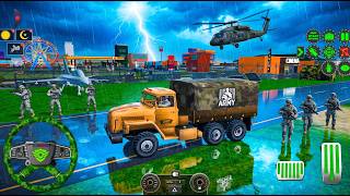 🚛 Military Army Truck Driving Simulator game | Extreme Army Cargo Mission Gameplay 🔥 screenshot 1