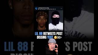 LIL88 DISSES YEAT BADDD😭☠️ #00pium #yeat #adl #lil88 #rapnews #undergroundrap