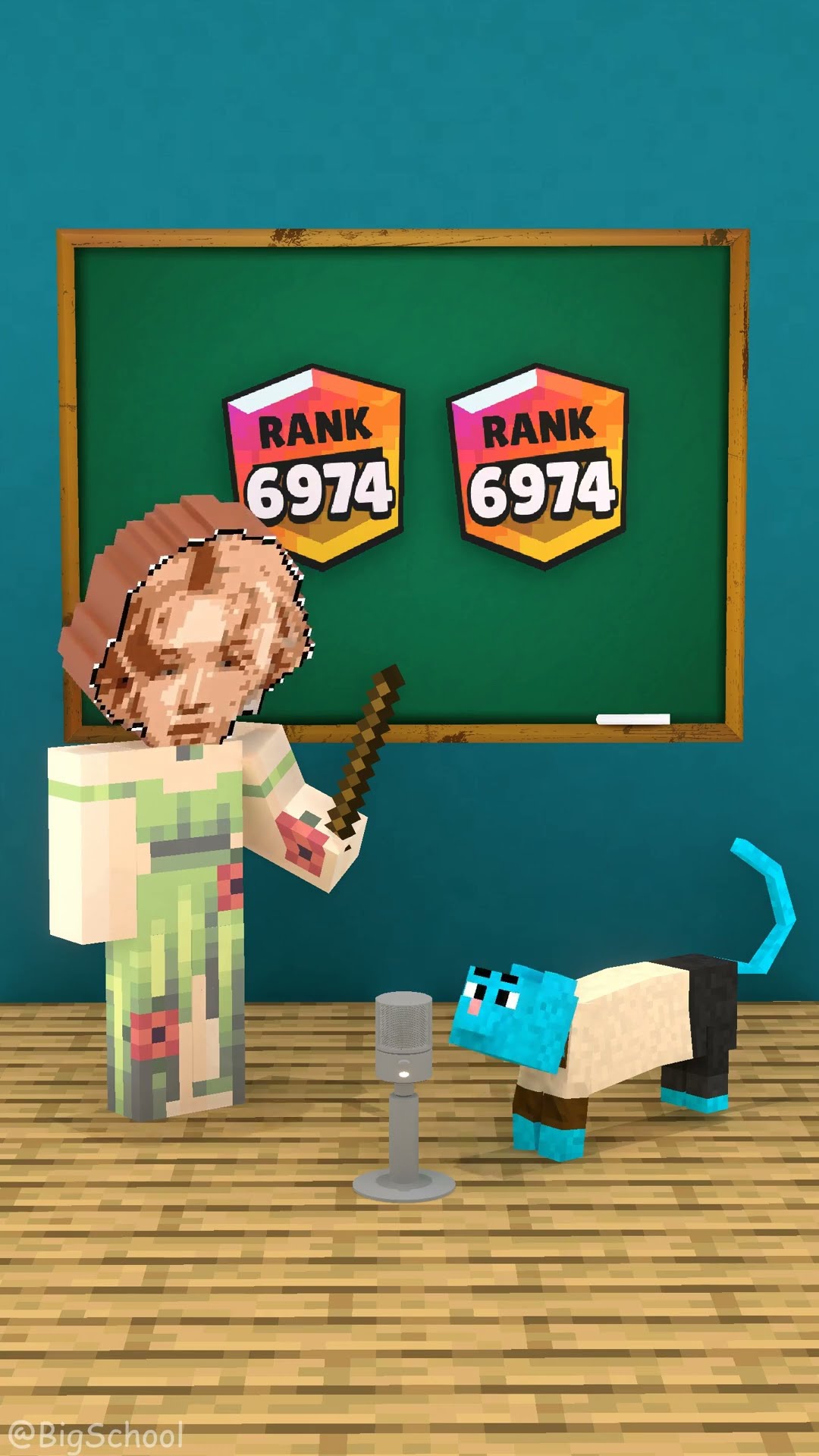 When Rose teaches Gumball to sing to level up rank 6974! ?