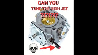 Moster 185 Carburetor Tuning The High Jet!!!