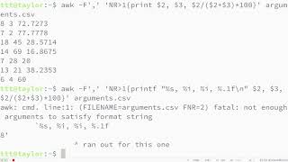 Introduction to awk