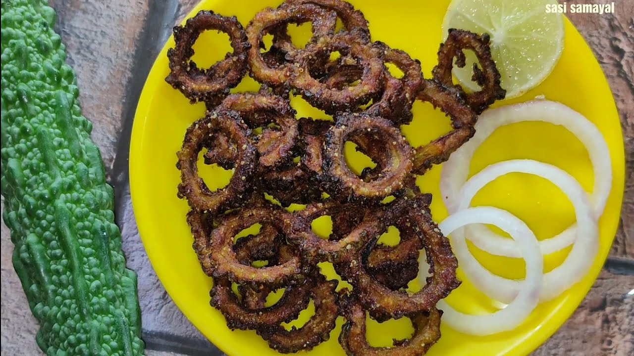 fry-bitter-gourd-fry-how-to-make-bitter-gourd-fry-in-tamil