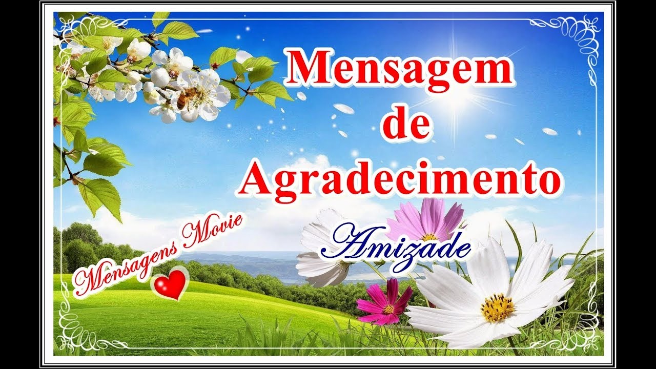 Collection of Mensagem Infantil De Agradecimento 