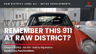 Inside RAW District by Imtiaz Developments with a 1966 Porsche 911