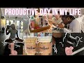 Productive Day in My Life| Gym, Skincare, Cleaning, + More