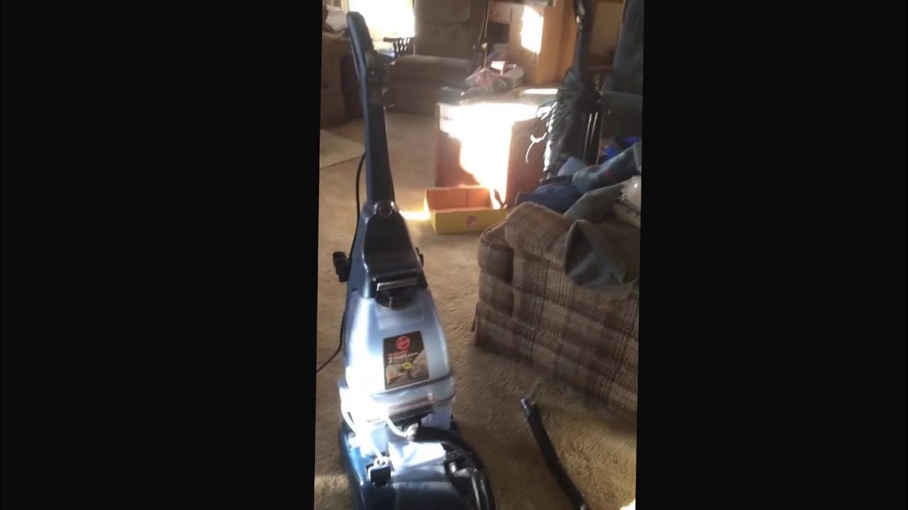How to clean Upholstery with a Hoover Steam Vac SpinScrub YouTube