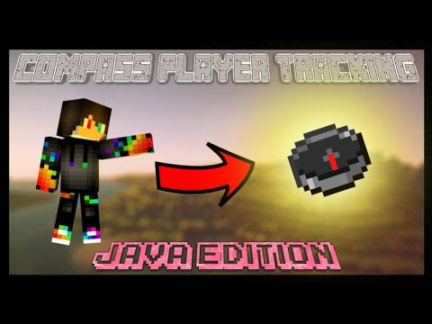 How to make a COMPASS point to a player in Minecraft Java Edition (NO ...