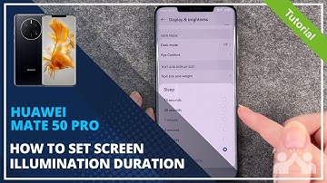 HUAWEI Mate 50 Pro - How to change Screen Timeout • 📱 • 🔆 • ⏱ • Tutorial