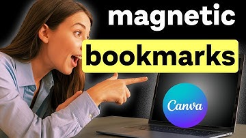 How to Make Magnetic Bookmarks Canva