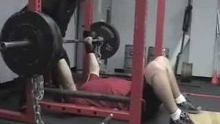 Floor Press with Chains @ Strengthworks Gym