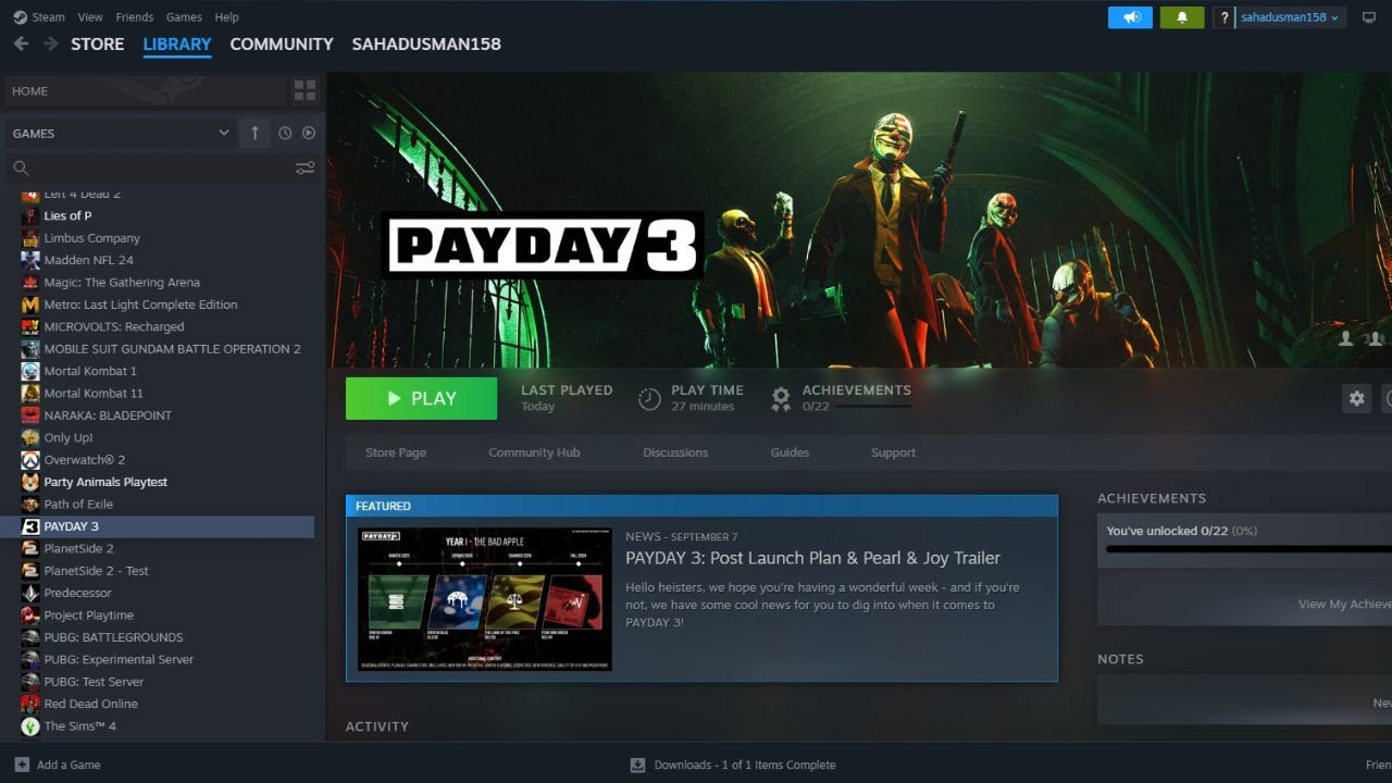 Payday 3 Early Access Launch Hit by Technical Woes: Server Crashes