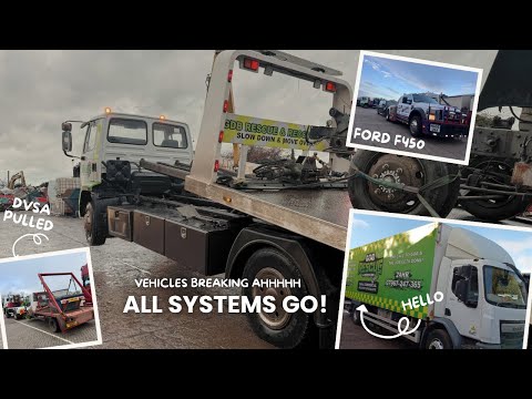 Leyland Daf Caught Fire - Dvsa Impound - Tyre Van Broken - Bad Week At Gdb.