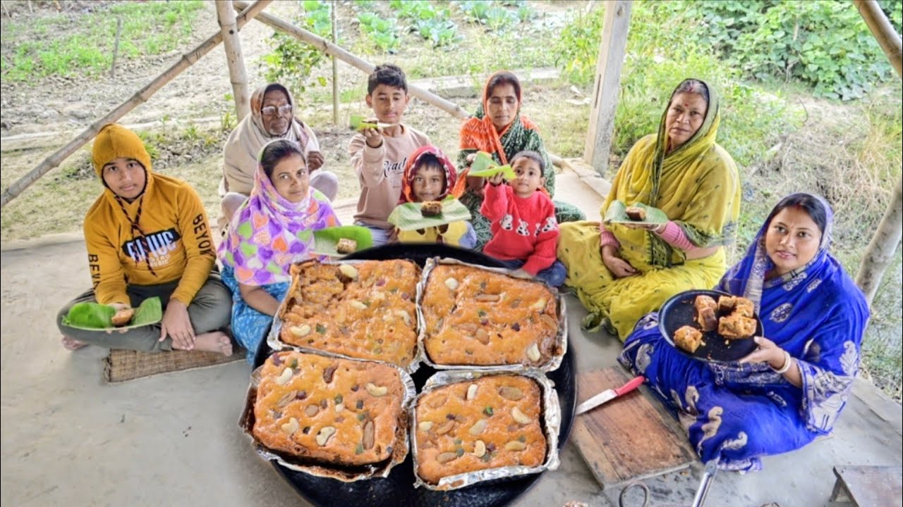 বাড়িতেই খুব সহজে মাত্র 1 টাকার মোল্ডে বড়দিনের কেক রেসিপি || cake recipe by popi kitchen