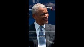 Michelle Obama praises her husband: ‘You were unflappable’