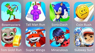 Sonic Dash,Subway Surf,Bowmasters,Supreme Duelist,Tom Time Rush,Spiderman Unlimited,Tom Gold Run by Winston Games 2,332 views 2 days ago 33 minutes
