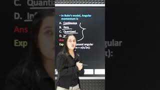 📚 Bohr’s Model: Angular Momentum = ? | Important Physics MCQ | Anamika Maam#PhysicsMCQ #BohrsTheory