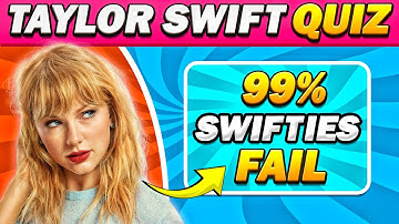 TAYLOR SWIFT MUSIC QUIZ CHALLENGE 😍🎤 |  Only Real Swifties Will Pass🤯| Music Quiz Challenge
