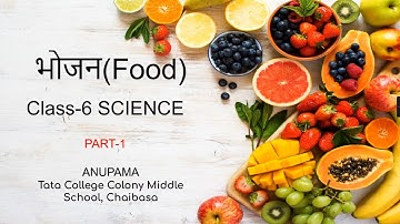 भोजन (Food) Class-6 SCIENCE PART-1 भोजन के मुख्य पोषक तत्व , उनके स्त्रोत एवम् कार्य JCERT / NCERT