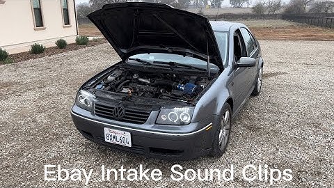 Mk4 Alh Tdi eBay Intake Sound Clips (Before & After)