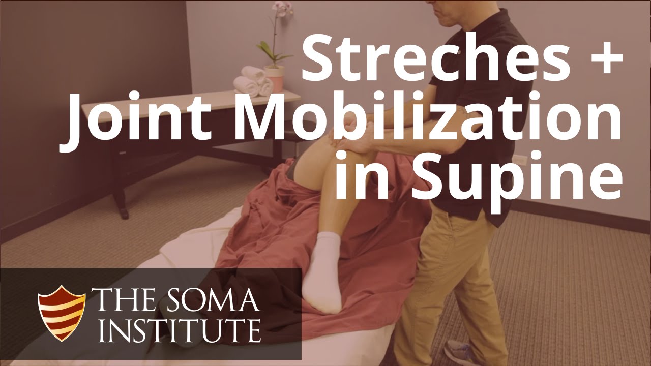 Beginning Stretches and Joint Mobilizations in Supine - YouTube