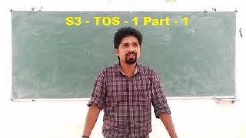 Semester 3 - Theory of Structure -1 Part - 1