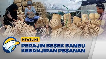 Trend Kemasan Qurban, Perajin Besek Bambu Kebanjiran Pesanan - [Newsline]