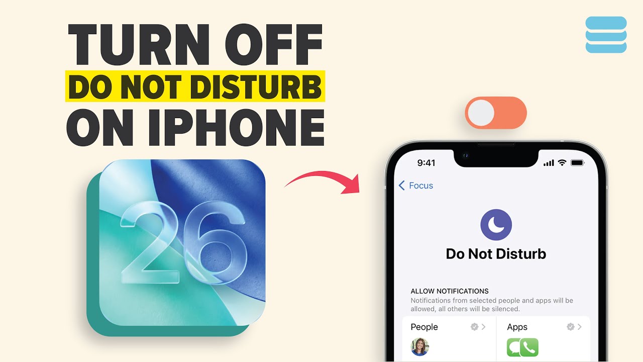 How To Turn Off Do Not Disturb On IPhone 2026 Full Guide YouTube 