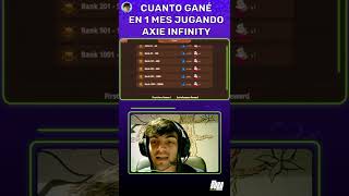 CUANTO SE GANA EN UN MES JUGANDO AXIE INFINITY ORIGIN | VENTA DE ASSETS + PREMIOS EN AXS Y SLP