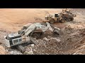 Liebherr 984 Excavator And Caterpillar 992G Loading Cat Dumpers - Sotiriadis/Labrianidis Mining