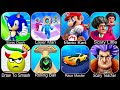Sonic Dash,Layer Man,Mario Kart,Save The Fish,Draw To Smash,Rolling Ball,Race Master,Scary Teacher