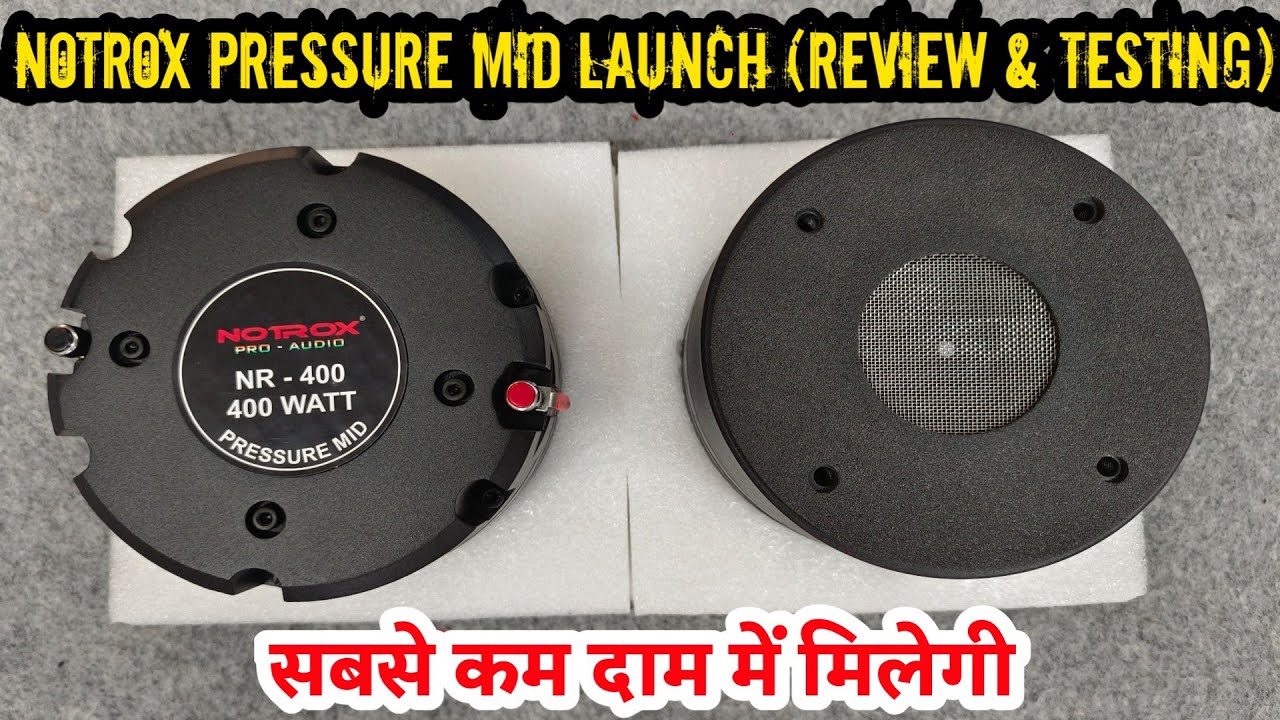 Pressure Mid HF by Notrox Pro Audio / Pressure Mid on Best Price ...
