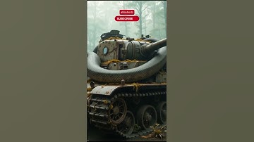 Nature Exploration | Abandoned Tiger Tank Scenery | Python Scenery #trending #shorts #ai #abandoned