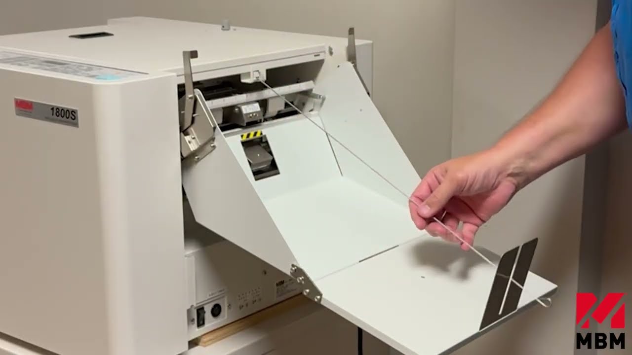 1800S Air-Feed Paper Folder - mbm