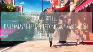 Video thumbnail of "Happy - Pharrel Williams / sub español ( Mi villano favorito 2)"