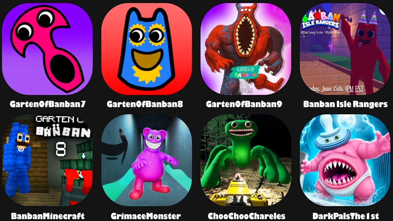 Dark Pals The 1st Floor Mobile,Banban Isle Ranger,Choo Choo