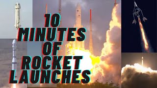 10 minutes of Rocket Launches Compilation in July 2021