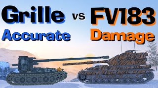 WOT Blitz Face Off || FV215b 183 vs Grille 15