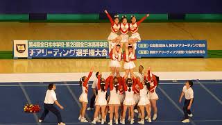 準優勝 箕面自由学園高等学校GOLDEN BEARS 決勝Div1 高校選手権2018