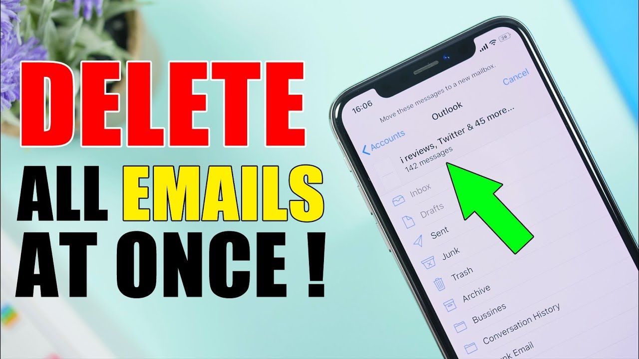Delete All Iphone Emails At Once * Hidden Trick *