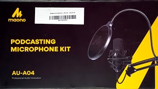 Maono AU-A04  Podcasting Microphone kit