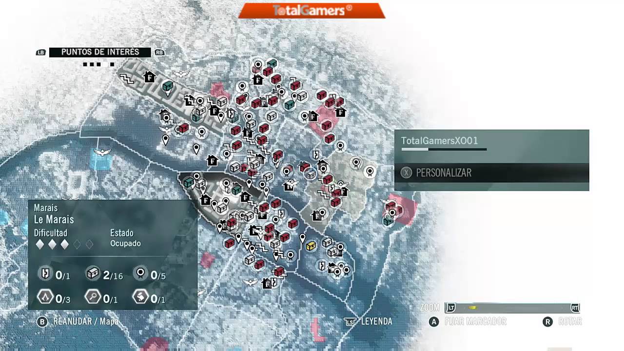 Ассасин юнити карта заданий